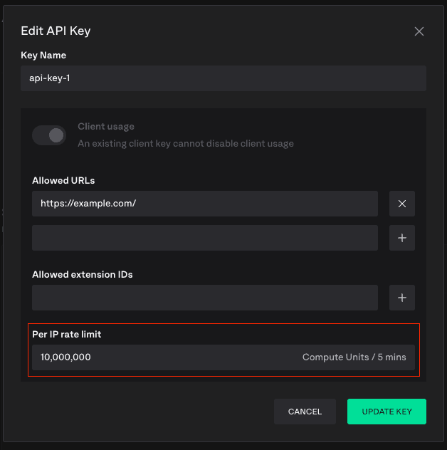 Increase per IP limit